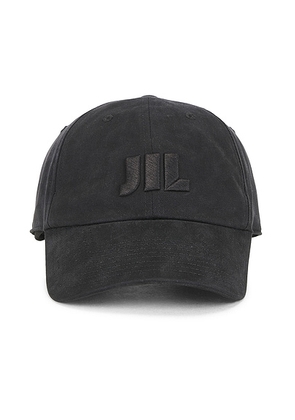 Jil Sander Cap in Black - Black. Size S (also in M, L).
