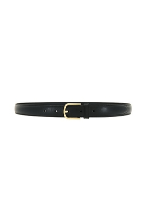 Toteme Slim Trouser Leather Belt in Black - Black. Size 90 (also in ).