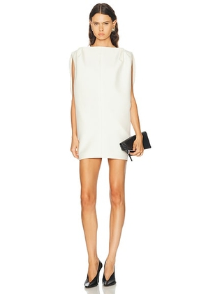 Balenciaga Short Sack Dress in Ivory - Ivory. Size 36 (also in ).