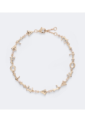 Yvonne Leon A La Folie 9kt gold bracelet with diamonds