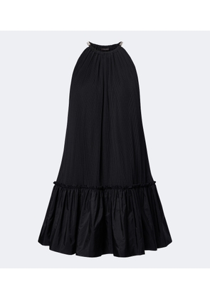 Max Mara Embellished halterneck minidress