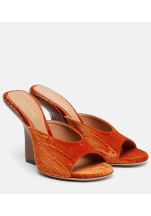 Dries Van Noten Velvet mules