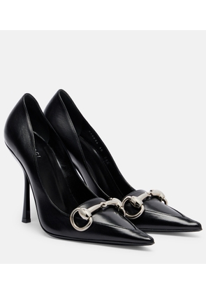 Gucci Boulevard Horsebit leather pumps