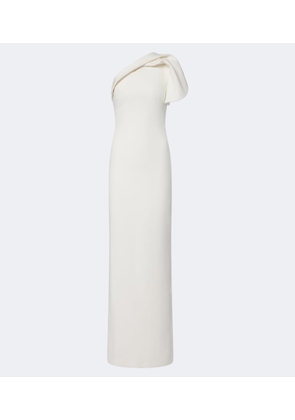 Safiyaa One-shoulder crepe gown