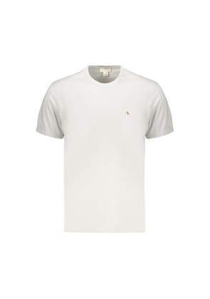 Calvin Klein Gray Cotton Men's T-Shirt - S