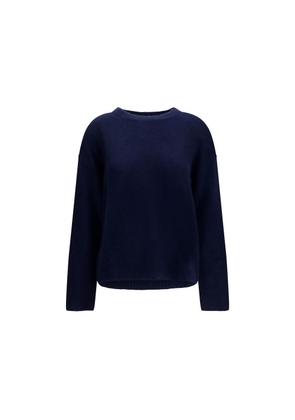 Lisa Yang Blue Cashmere Sweatshirt - 0/XS