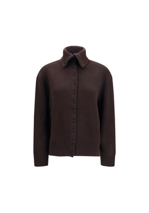 Lisa Yang Brown Cashmere Cardigan - 1