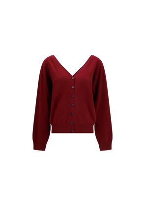 Lisa Yang Bordeaux Cashmere Cardigan - 0/XS