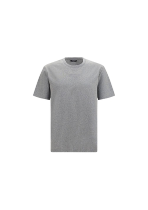 Balmain Gray Cotton T-Shirt - L