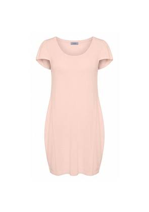 Malo Pink Cotton Women Dress - S