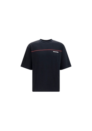 Dsquared² Black Cotton T-Shirt - L