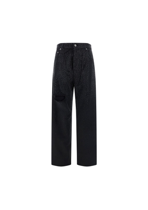 Golden Goose Black Cotton Casual Pants - 26