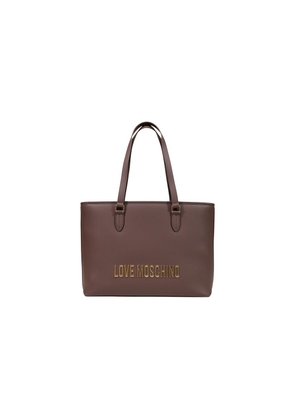 Love Moschino Brown Polyethylene Handbag