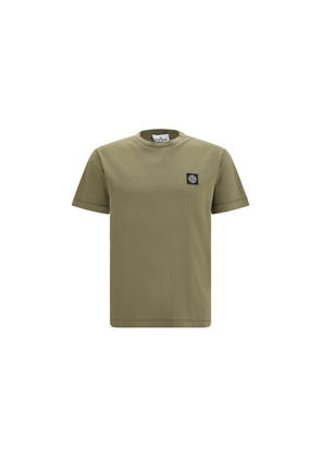 Stone Island Bicolor Cotton T-Shirt - L