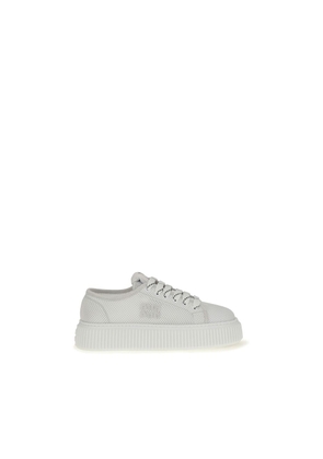 Miu Miu White Polyamide Platform Sneakers - EU36.5/US6.5