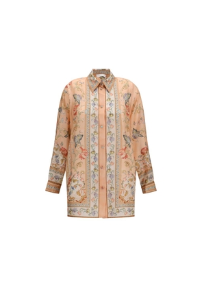 Zimmermann Multicolor Silk Pattern Shirt - 0/XS