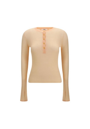 Chloé Orange Wool Oves Aries Sweatshirt - M