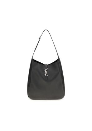 Saint Laurent Black Calf Leather Bos Taurus Shoulder Bag