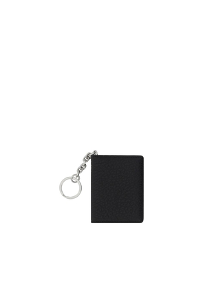 Maison Margiela Black Calf Leather Bos Taurus Keychain