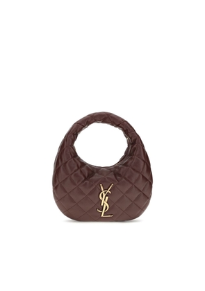 Saint Laurent Brown Lamb Ovis Aries Aries Shoulder Bag