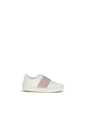 Valentino Garavani White Calf Leather Bos Taurus Low Top Sneakers - EU36/US6