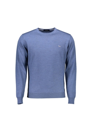 Harmont & Blaine Blue Wool Men Sweater - XL