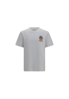 Casablanca White Cotton T-Shirt - L