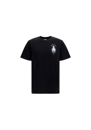 Casablanca Black Cotton T-Shirt - L
