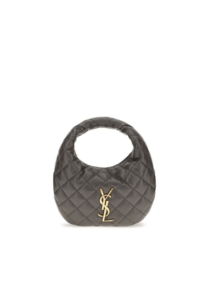 Saint Laurent Gray Lamb Ovis Aries Aries Shoulder Bag
