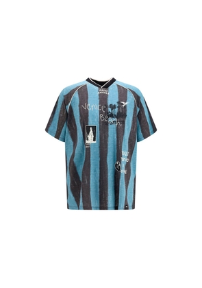 Palm Angels Blue Cotton Sportswear - L