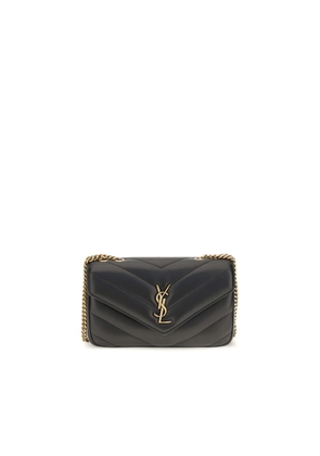 Saint Laurent Black Lamb Ovis Aries Aries Shoulder Bag