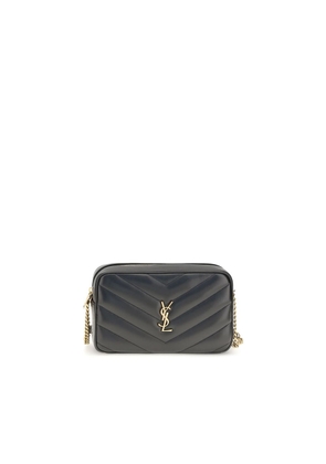 Saint Laurent Black Lamb Ovis Aries Aries Shoulder Bag