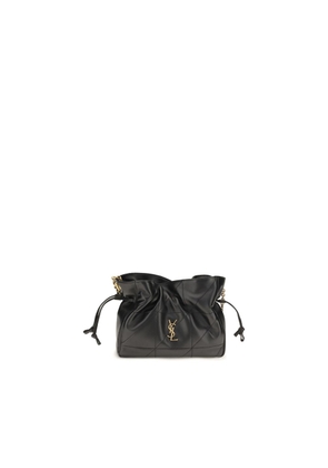 Saint Laurent Black Lamb Ovis Aries Aries Shoulder Bag