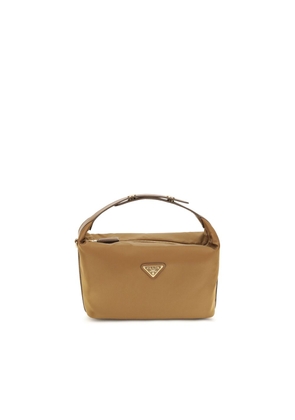 Prada Beige Recycled Polyamide Shoulder Bag