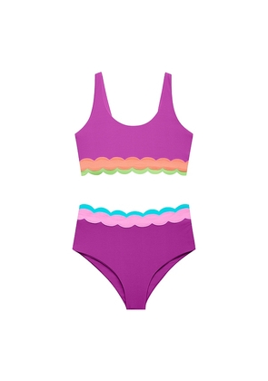 BEACH RIOT Little Marin And Harriet Swim Set in Purple. Size 2. Also in 3/4, 5/6.