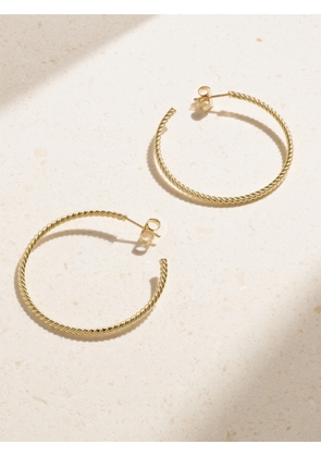 David Yurman - Cablespira® 18-karat Gold Hoop Earrings - One size