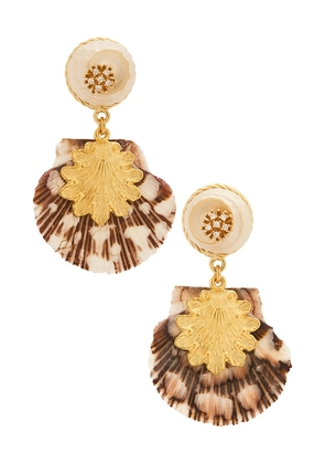 Brinker + Eliza Oceana Earrings in Multi.