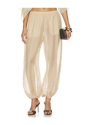 EAVES Kai Balloon Pant in Ivory. Size XS. Also in XXS, S, M, L, XL.