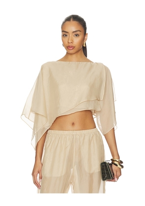 EAVES Athina Top in Ivory. Size XS. Also in XXS, S, M, XL.