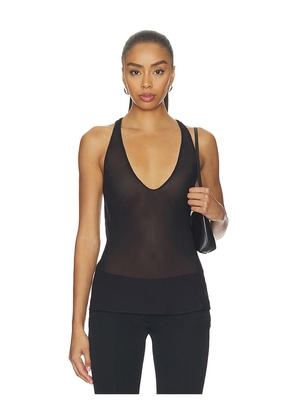 EAVES Vivian Top in Black. Size XS. Also in XXS, S, M, L, XL.
