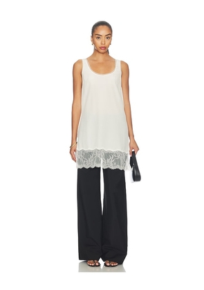 EAVES Fabienne Tunic in Ivory. Size XXS. Also in XS, S, M, L, XL.