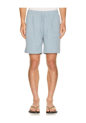 Brixton Everyday Corduroy Short in Blue. Size S. Also in M, L, XL/1X.