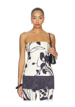 Cara Cara Benita Strapless Top in Ivory. Size 00. Also in 0, 2, 4, 6, 10, 12.