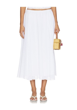 GUIZIO Formentera Skirt in White. Size XS. Also in S, M.