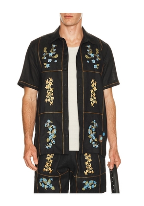 Agua Bendita Jack Shirt in Black. Size S. Also in M, L, XL/1X.