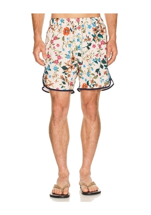 Agua Bendita Liam Trunks in Cream. Size 30. Also in 32, 34, 36, 38.