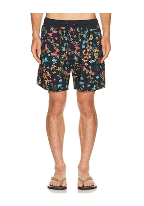 Agua Bendita Joe Trunks in Black. Size 30. Also in 32, 34, 36, 38.