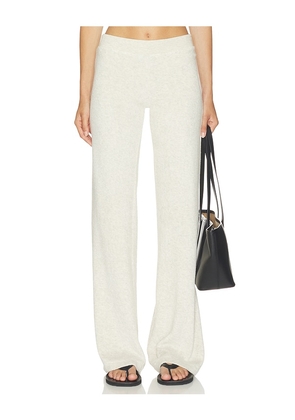 Eterne Low Rise Lounge Pant in Light Grey. Size XS. Also in S, M, L, XL.