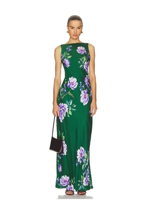 HEMANT AND NANDITA Maxi Dress in Green. Size S. Also in L, M, XL, XS, XXS.