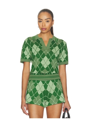 BEACH RIOT Giana Top in Green. Size XS. Also in S, M, L.